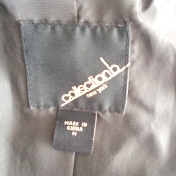 Ladies Black Leather Jacket - Picture 7 of 8